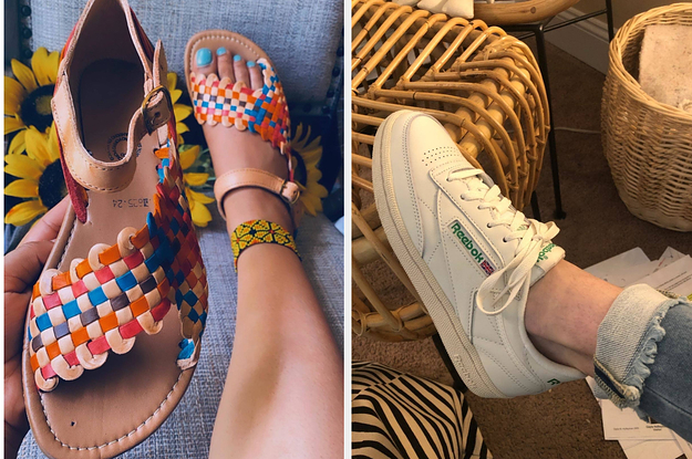 sandals and sneakers