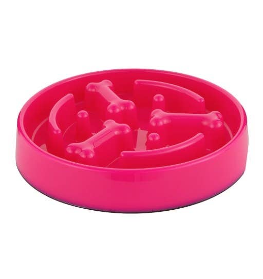 The bowl in pink 