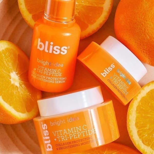 Bliss Bright Idea against oranges
