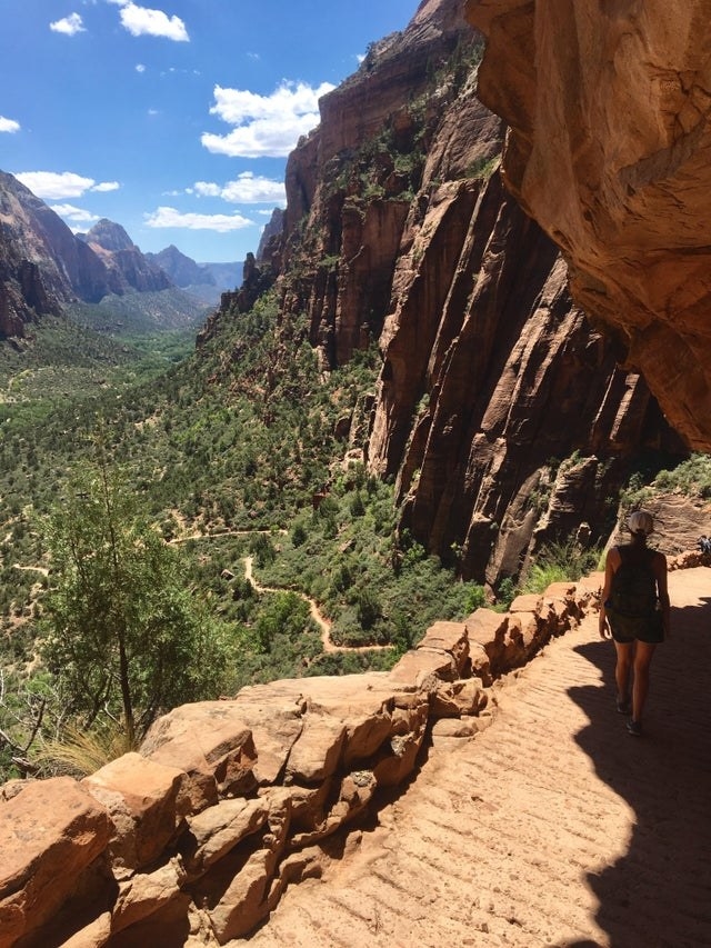 Angels Landing in Zion National Park, Utah