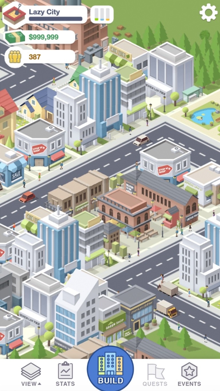 a screenshot of the city in the game
