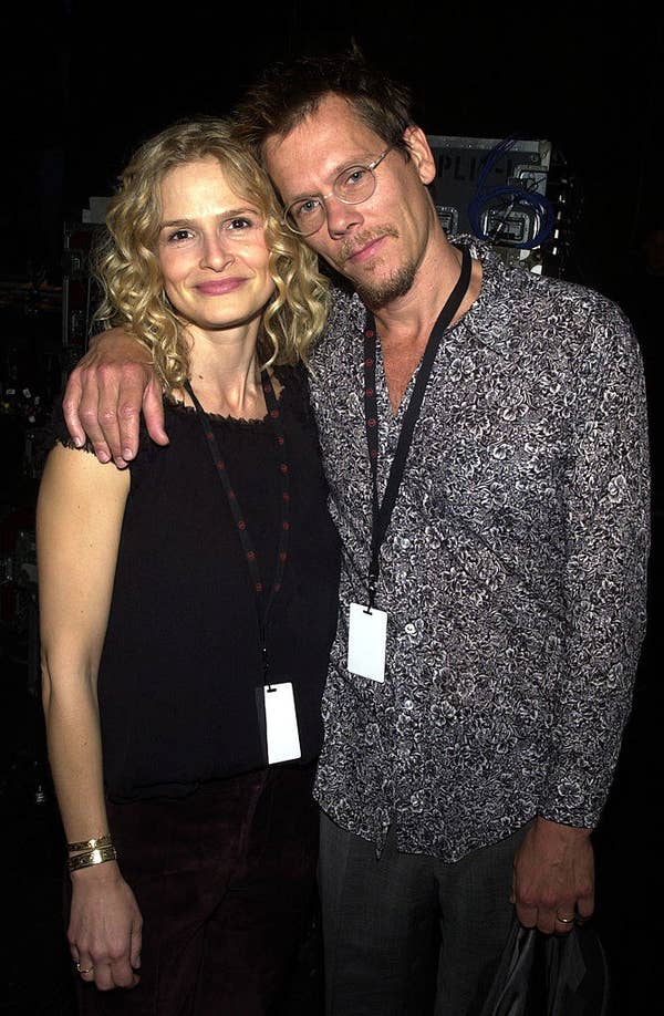 Kyra Sedgwick and Kevin Bacon happy as always