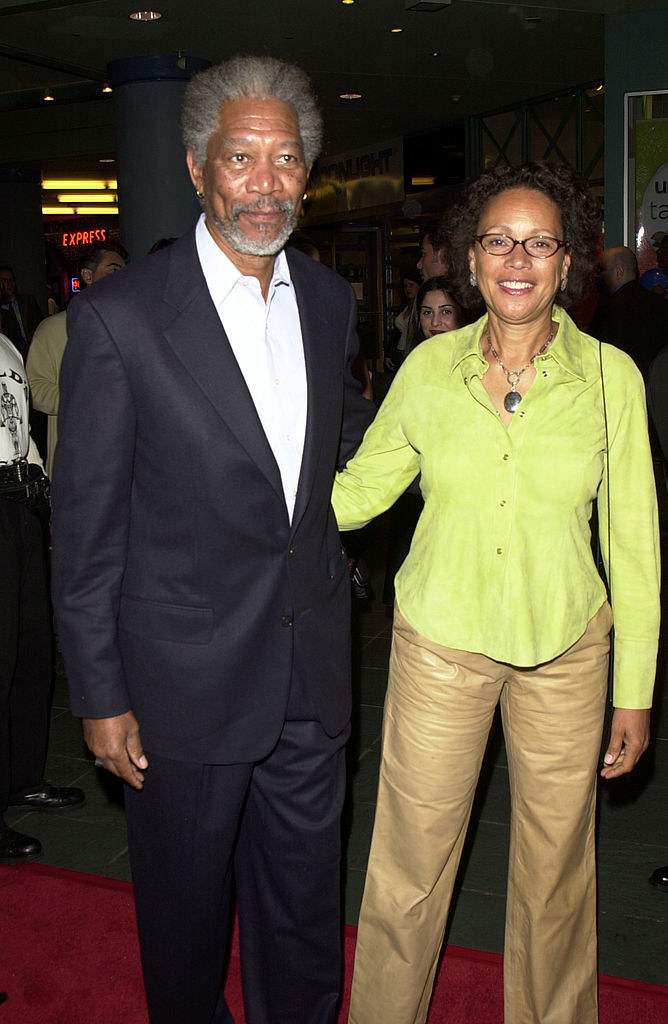 Morgan Freeman and Myrna Colley-Lee nine years before their divorce