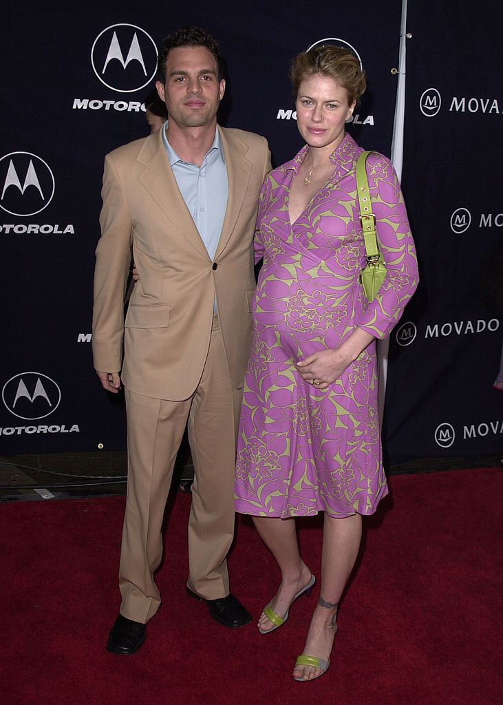 Mark Ruffalo and Sunrise Coigney on a red carpet