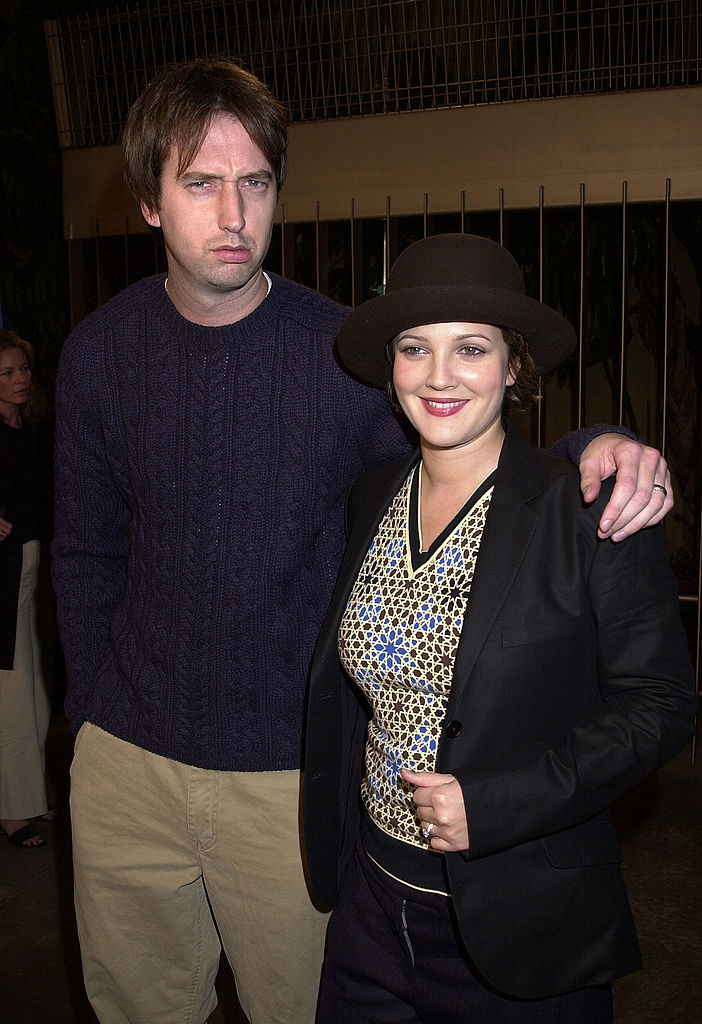 Tom Green and Drew Barrymore being big ole dorks