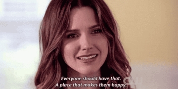 Brooke from &quot;One Tree Hill&quot; says, &quot;Everyone should have that. A place that makes them happy&quot; as tears form in her eyes