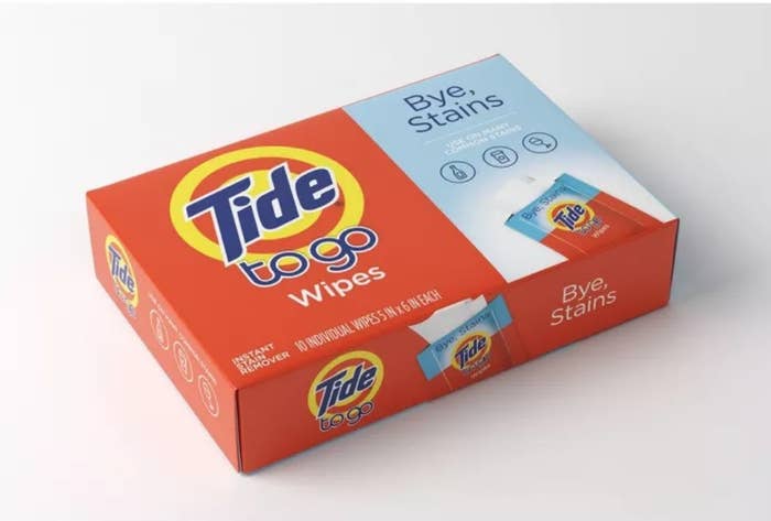 Box of Tide To Go wipes