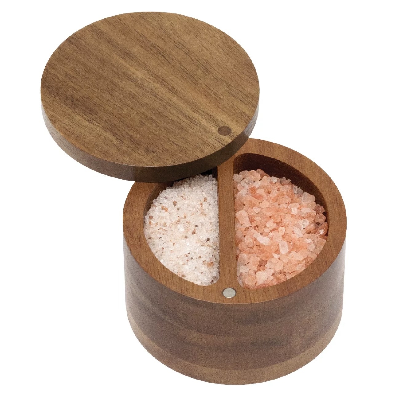 Salt box with salt inside