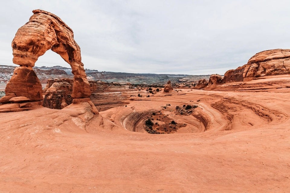 Arches National Park without any tourists