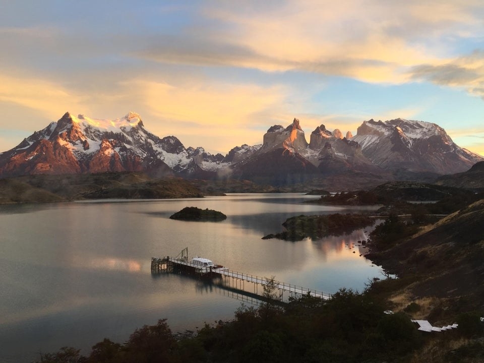 A view of Torres del Paine National Park in Chile