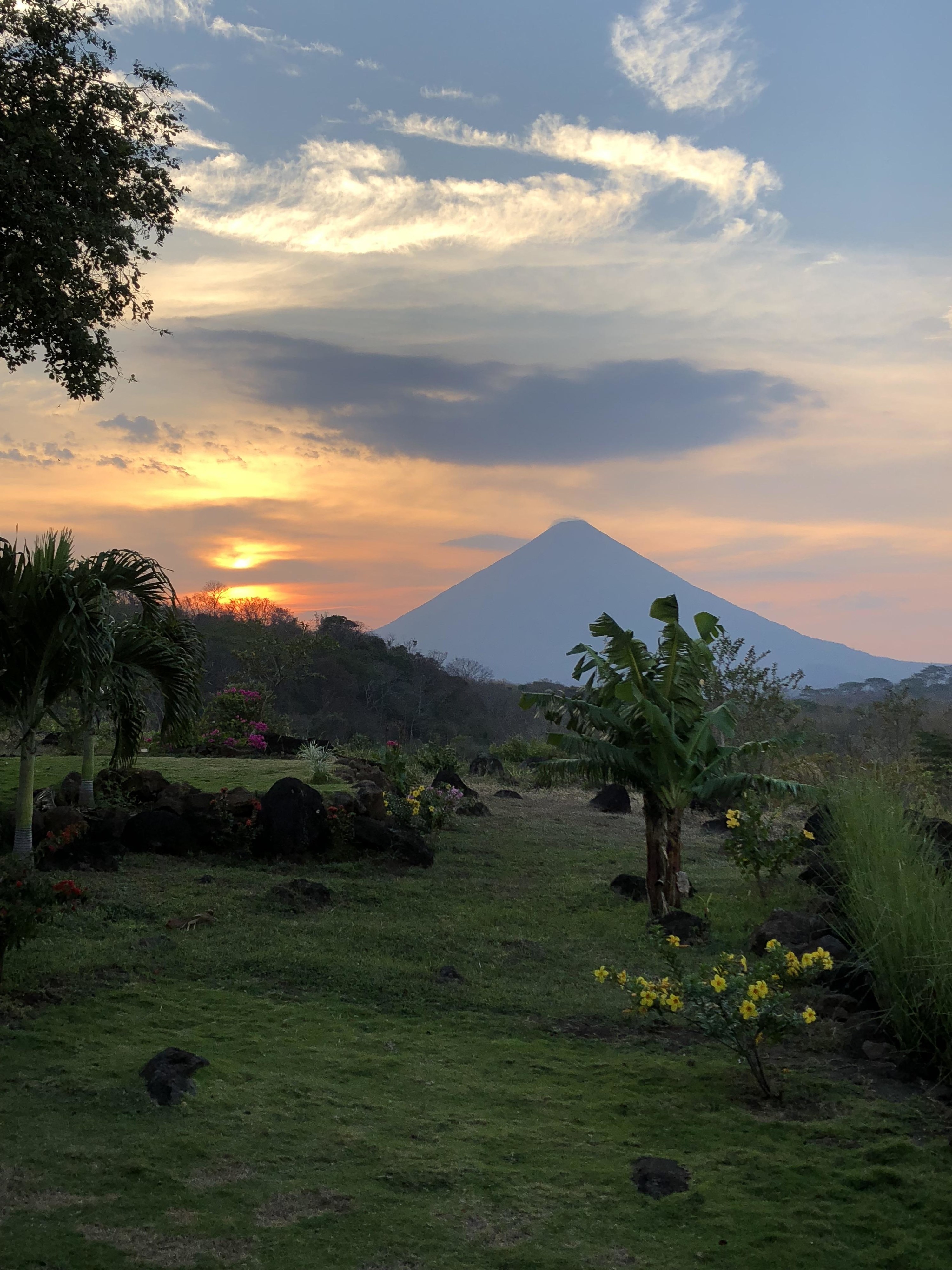 A view of Volcán Concepcíon on Ometepe Island, Nicaragua