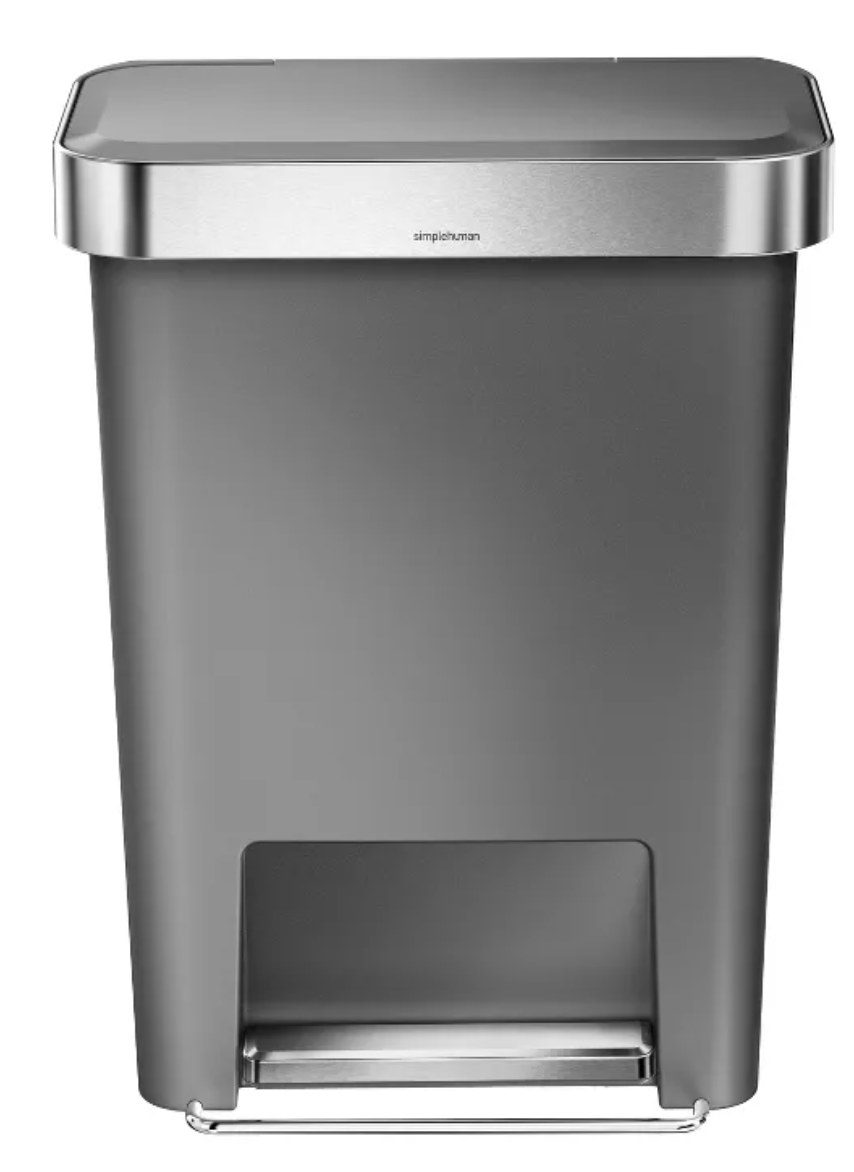 Stainless steel trashcan 