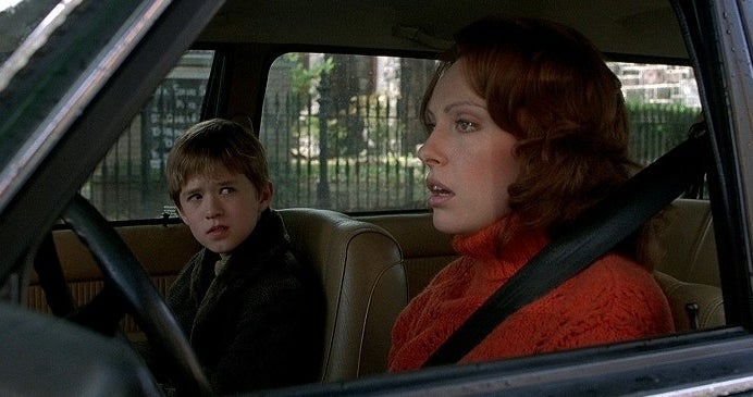 Toni Collette and Haley Joel Osment in a car in The Sixth Sense.