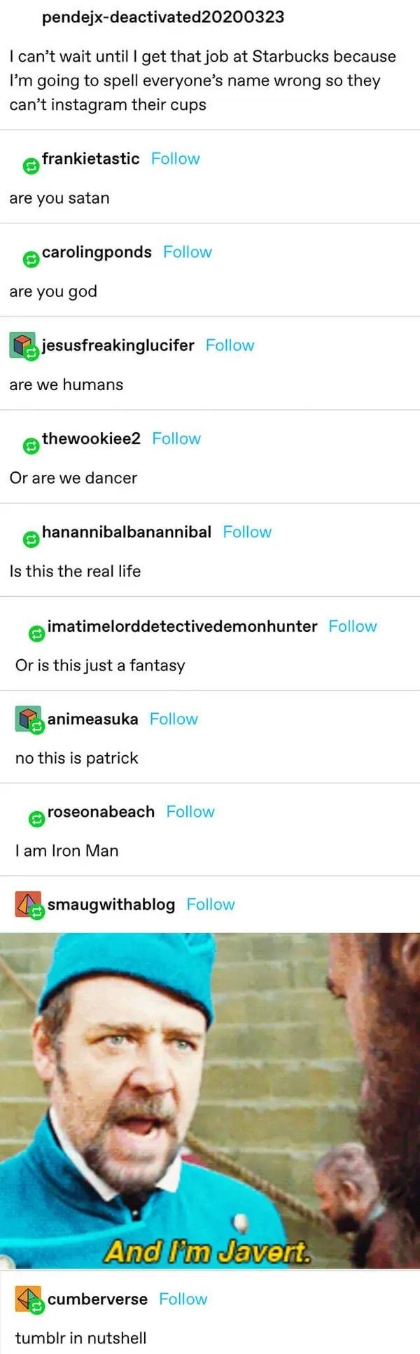 Classic Tumblr Posts