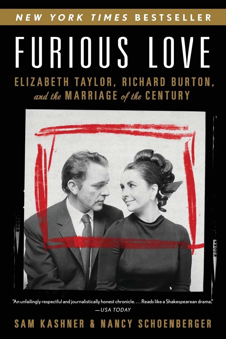Cover of the book with Elizabeth Taylor and Richard Burton 