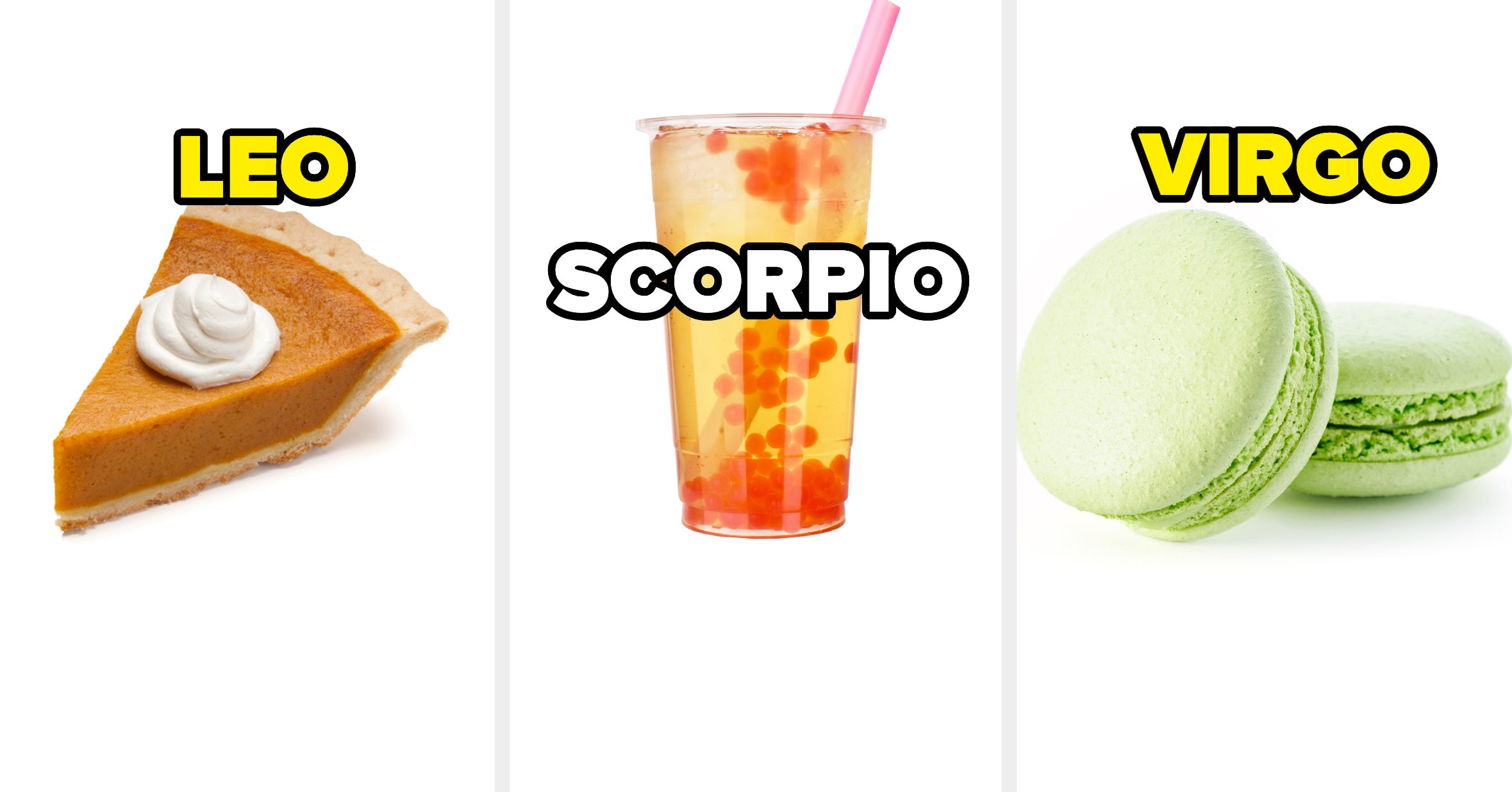 Dessert Zodiac Sign Quiz