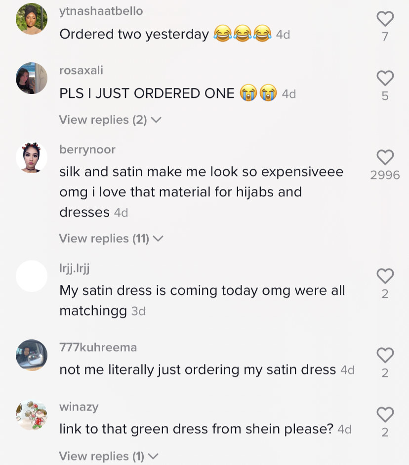 The Green Satin Dress For Eid Is Viral On TikTok