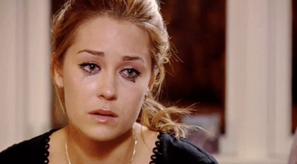 Lauren Conrad crying