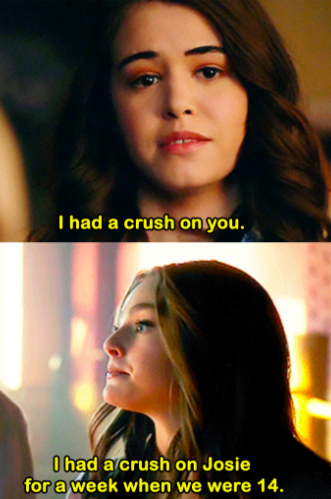 Josie and Hope both admit they&#x27;ve had crushes on each other