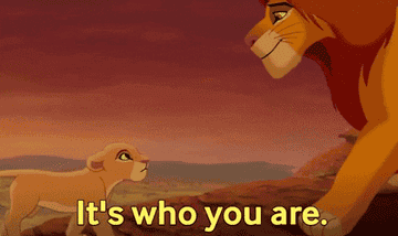 Simba telling Kiara &quot;It&#x27;s who you are&quot; in Lion King 2