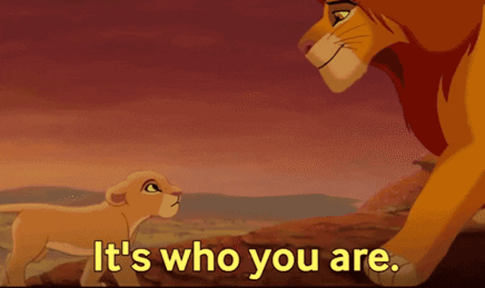 Simba telling Kiara &quot;It&#x27;s who you are&quot; in Lion King 2