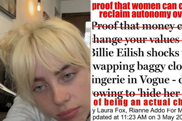 Billie Eilish Called Out A Super Sexist, Creepy Headline About Her On Her Instagram Story - BuzzFeed