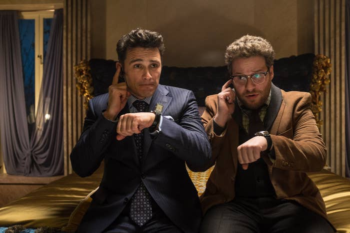 Rogen and James Franco in The Interview