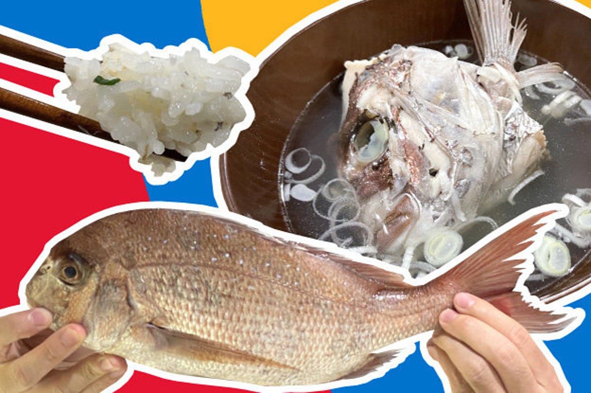 料理初心者が真鯛を三枚おろしにして あら汁 と 鯛めし をつくってみた