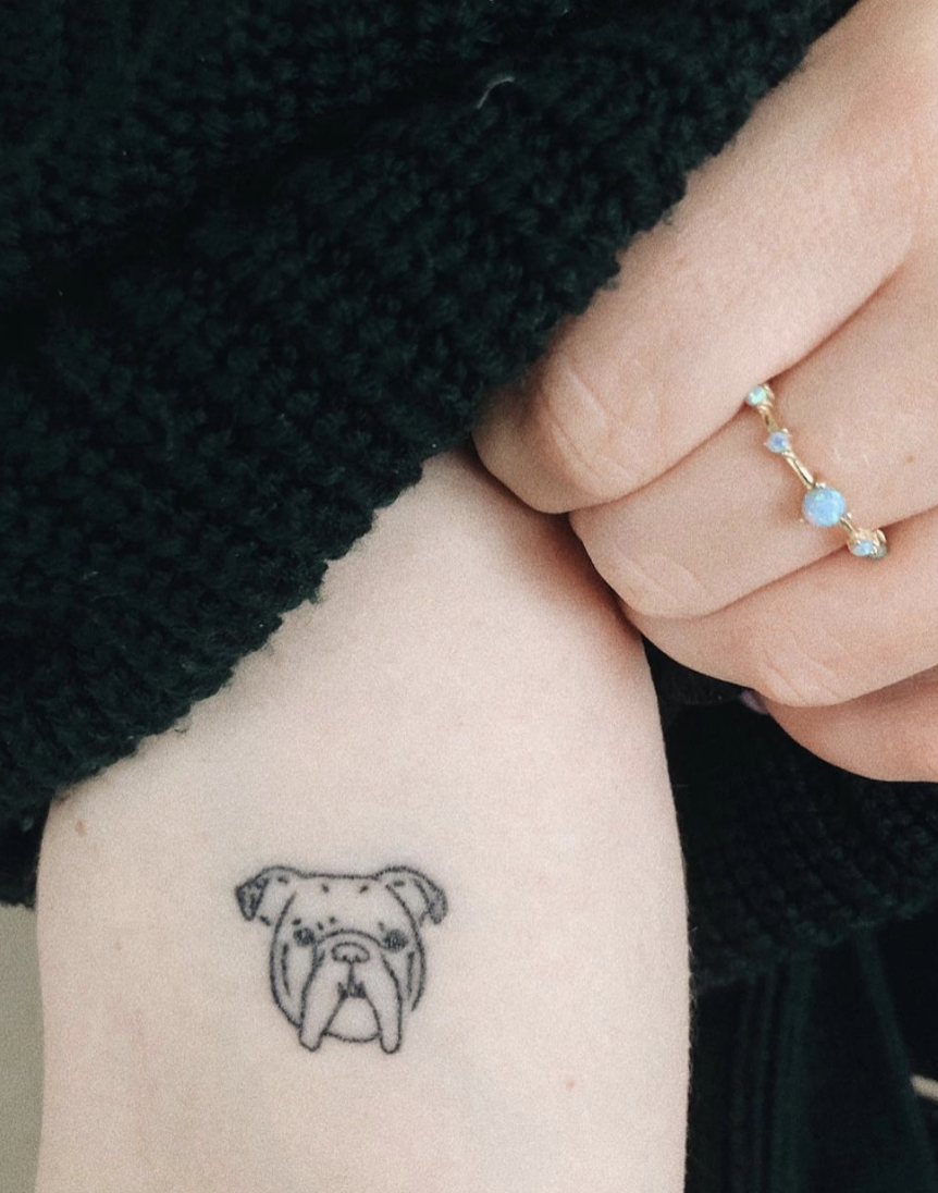 This space pug piece by @skumclub is... - Lucky Pug Tattoos | Facebook