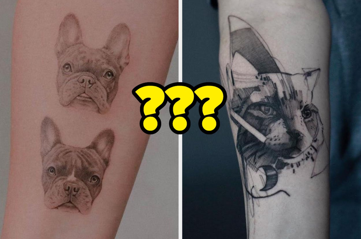 Pet portrait tattoos