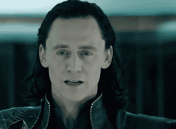 A gif of Loki from the Avengers making a saucy oooooh face
