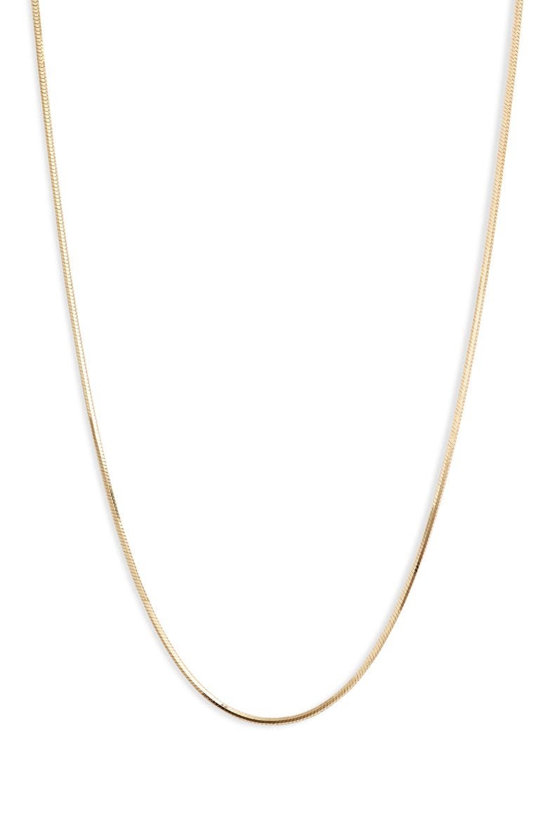 Necklace on white background