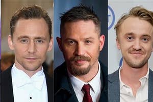Tom Hiddleston, Tom Hardy and Tom Felton.