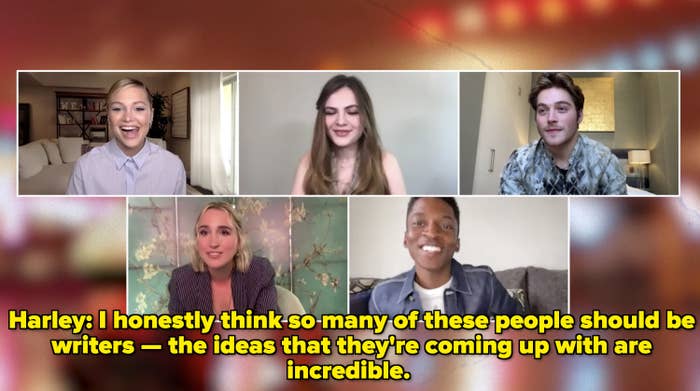 The cast of Cruel Summer reacting to fan tweets and theories