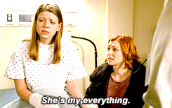 Willow says &quot;she&#x27;s my everything&quot; while looking at Tara, who&#x27;s in a hospital gown
