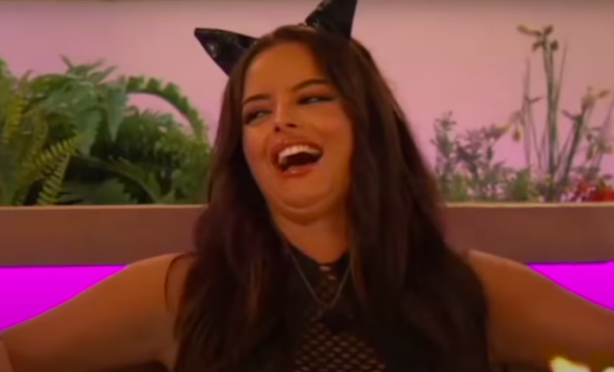 Maura from &quot;Love Island UK&quot; laughing