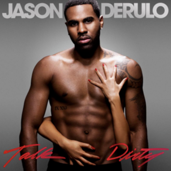 Jason Derulo shirtless with a woman&#x27;s hand touching his waist and his chest