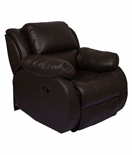 A WellNap Motorized Recliner in dark brown.