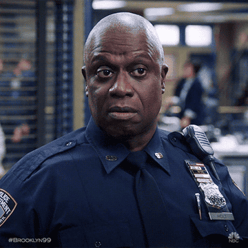 Captain Holt from &quot;Brooklyn Nine-Nine&quot; looking a bit peeved