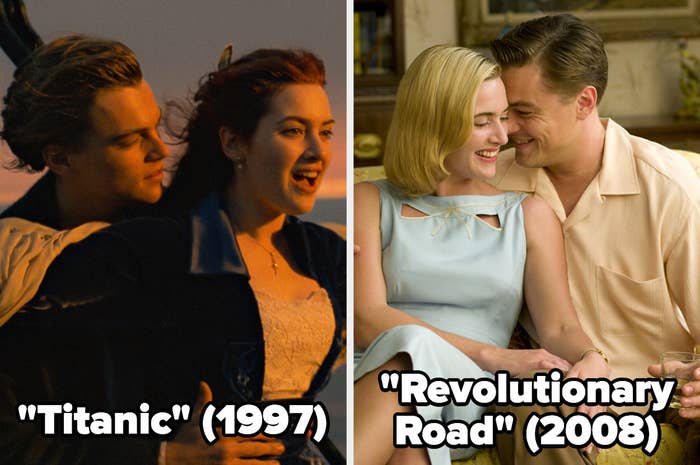 Jack and Rose in "Titanic" and April and Frank in "Revolutionary Road"