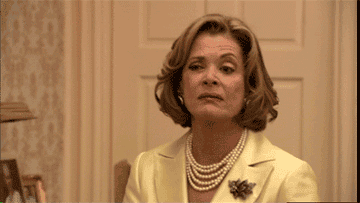 Jessica Walter stares in a mean way as Lucille on &quot;Arrested Development&quot;