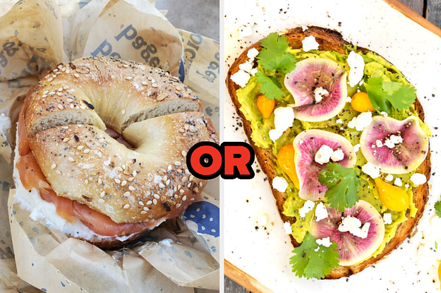 Bagel or fancy avocado toast