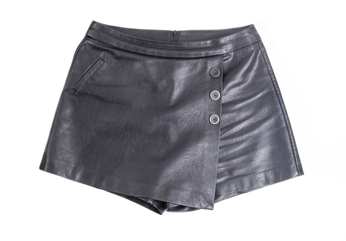 shorts with a skirt overlay