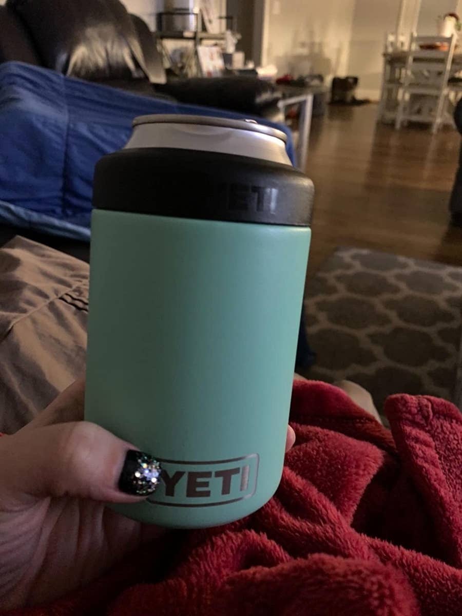  YETI Rambler 16 oz. Colster Tall Can Insulator for Tallboys & 16  oz. Cans, Rescue Red (NO CAN INSERT): Home & Kitchen