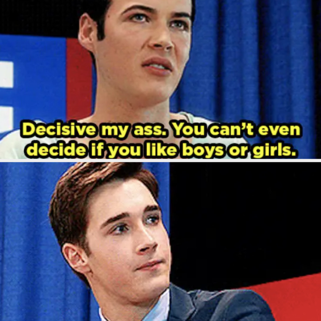 Tristan: &quot;Decisive my ass, you can&#x27;t even decide if you like boys or girls&quot;