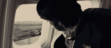 the plane getting chased as it starts to take off