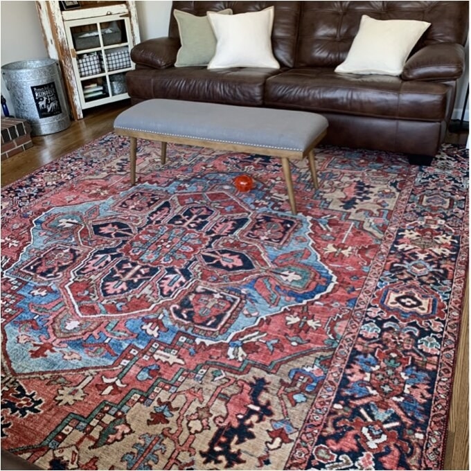 The rug in a living room