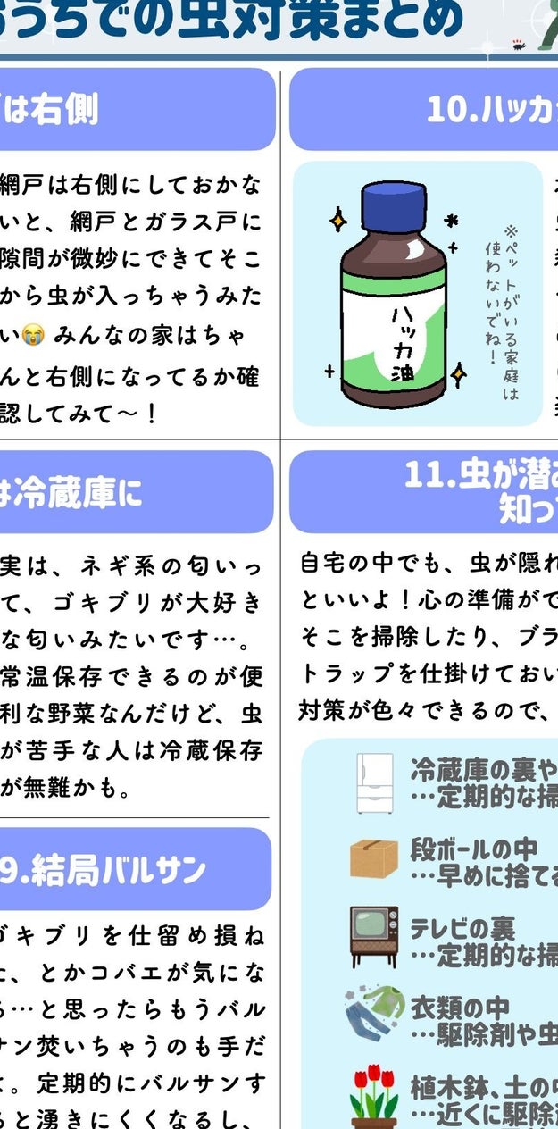 ぎゃ 虫が出た となる前に 今すぐ真似できる 簡単おうち虫対策 11選 Buzzfeed Japan だんだんと暑い日が増えてきました Buzzfee ｄメニューニュース Nttドコモ