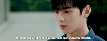 kyungseok fiercely saying to mirae &quot;it sounds like what needed surgery was your unhealthy mindset&quot;