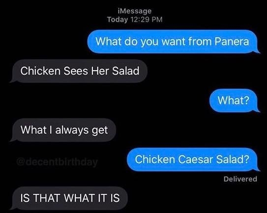 person calling it a see her salad